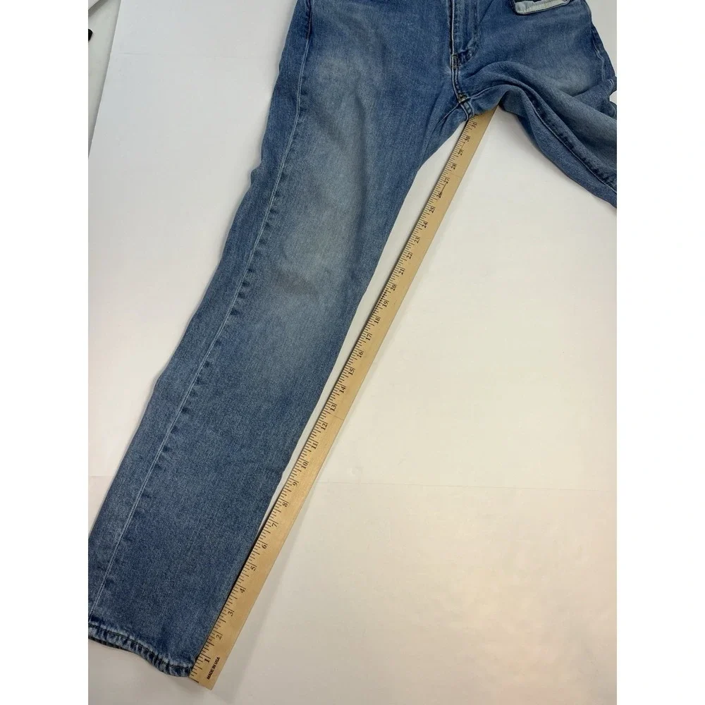 Levis 511 Big E Blue Denim Jeans Stretch Slim Fit Premium Mens 32x31